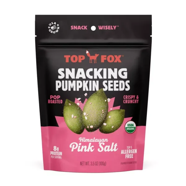 Top Fox Himalayan Salt Snacking Pumpkin Seeds - 3.5oz