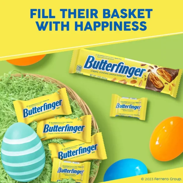 Butterfinger Fun Size Chocolate Candy Bar 10.2oz Bag - Image 9