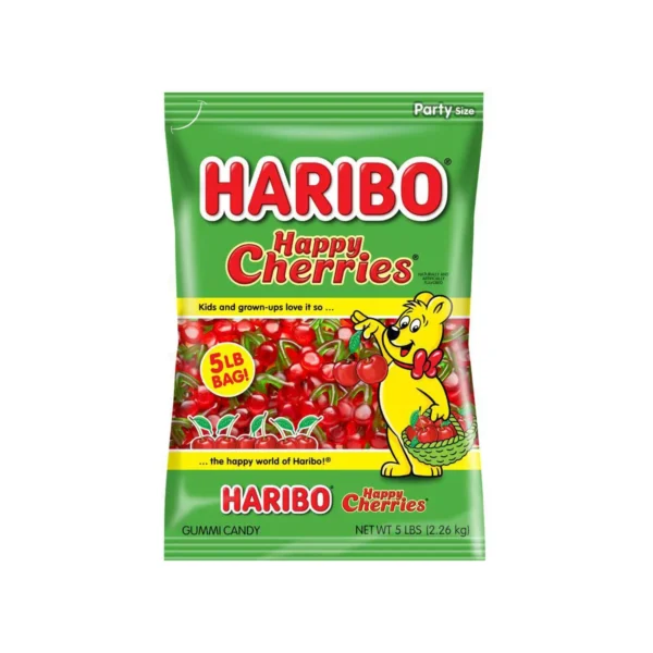 Haribo Happy Cherries Bulk - 5lb/80oz