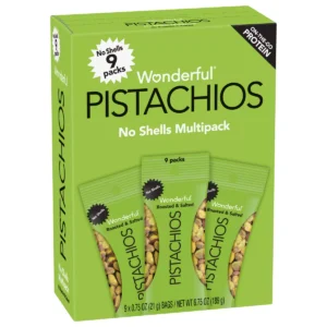 Wonderful No shell Roasted Salted Pistachios Multipack - 0.75oz