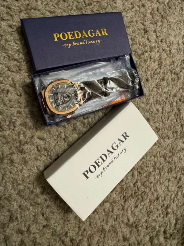 POEDAGAR Luxury Men's Watch | Premium Stylish Wristwatch - Image 2