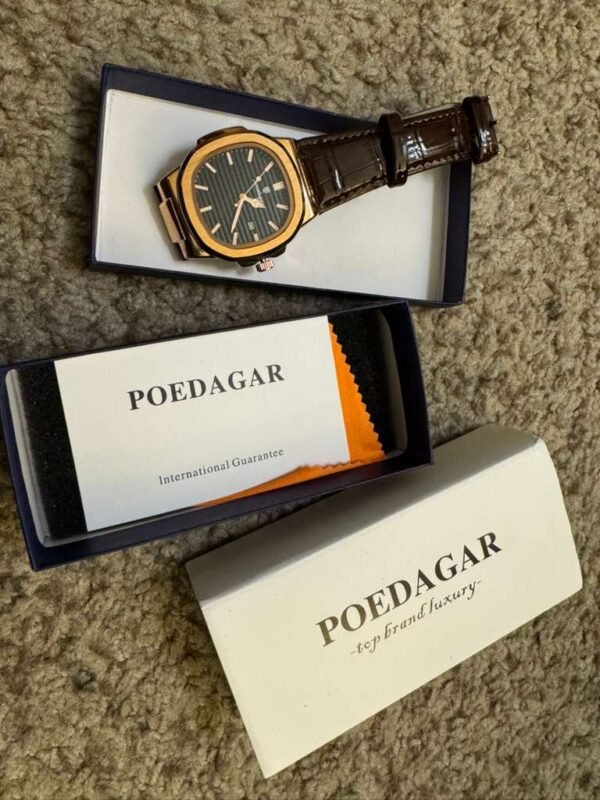 POEDAGAR Luxury Men's Watch | Premium Stylish Wristwatch - Image 4