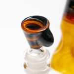 Chris Sculli x Glass Munky - Worked Beaker - Fire Fade & Pumpkin Spice - Image 6