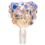 Goo Roo Designs - 23" Hammer Bubbler - Purple Fume & Milky Pink - Image 4