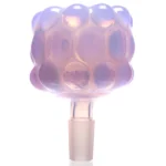 Goo Roo Designs - 23 Hammer Bubbler - Milky Purple & Red - Image 4