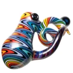 Carsten Carlile - Worked Horn Bubbler - Rainbow - Image 3