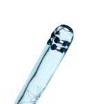 Ill Glass - Custom Mini Beaker - Transparent Blue w/ Rainbow Linework - Image 9