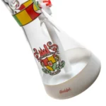 Illadelph - Classic Heavy Hitter Beaker - 60mm - Rasta & White - Image 3