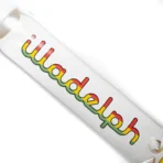 Illadelph - Classic Heavy Hitter Beaker - 60mm - Rasta & White - Image 8