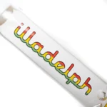 Illadelph - Classic Heavy Hitter Beaker - 60mm - Rasta & White - Image 8