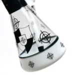 Illadelph - Killadelph Medium Beaker - Sparkle Black & White - Image 5