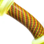 Leisure - Worked Diffy 13 Arm Double Bubbler - Slyme w/ Rasta Retti - Image 4