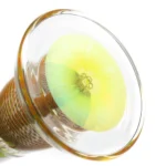 Leisure - Worked Diffy 13 Arm Double Bubbler - Slyme w/ Rasta Retti - Image 9