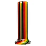 Mighty Chalice - Pivot Tip - Rasta & Clear Stripe