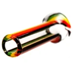 Mighty Chalice - Pivot Tip - Rasta & Clear Stripe - Image 2