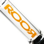 ROOR.US x Chase Adams - 18" Worked Beaker - 50x5 - Orange & Black Reversal - Image 4