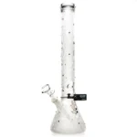 ROOR.US - 18" Custom Sandblasted Beaker - 50x5 - Swarovski - Roses