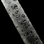 ROOR.US - 18" Custom Sandblasted Beaker - 50x5 - Swarovski - Roses - Image 4