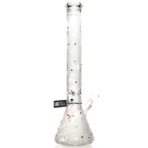 ROOR.US - 18" Custom Sandblasted Beaker - 50x5 - Swarovski - Feathers - Image 2