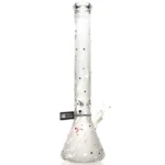 ROOR.US - 18" Custom Sandblasted Beaker - 50x5 - Swarovski - Feathers - Image 2