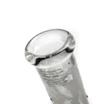 ROOR.US - 18" Custom Sandblasted Beaker - 50x5 - Swarovski - Feathers - Image 3