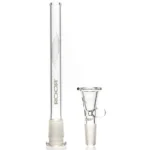 ROOR.US - 18" Custom Sandblasted Beaker - 50x5 - Swarovski - Feathers - Image 8