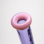 ROOR.US - Fixed Double Chamber Bubbler - Barrel Perc - Purple & Pink - Image 2