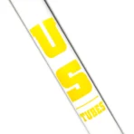 US Tubes - 20" Round Bottom 50x5 w/ 24mm Joint - Constriction - Light Yellow - Image 3