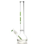 US Tubes - 20" Round Bottom 50x5 w/ 24mm Joint - Constriction - Lime Green - Image 2