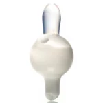 Unity Glassworks - Puffco Peak Carta Bubble Cap - UV White Satin & Lucid