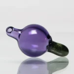 Unity Glassworks - Puffco Peak Carta Bubble Cap - Royal Jelly & Metal Fleck - Image 2