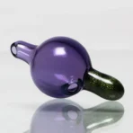 Unity Glassworks - Puffco Peak Carta Bubble Cap - Royal Jelly & Metal Fleck - Image 3