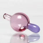 Unity Glassworks - Puffco Peak Carta Bubble Cap - Karmaline & Purple Satin - Image 3