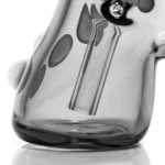 Shooters - Dimple Grip Hammer Bubbler - White & Green - Image 4