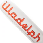 Illadelph - Tall Beaker - Frosted Signature Series - Red & Black Label w/ Blue Band - Image 4