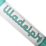 Illadelph - Short Beaker - Frosted Signature Series - Teal Label - Image 3