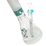Illadelph - Short Beaker - Frosted Signature Series - Teal Label - Image 6