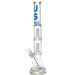 US Tubes - 21 Double Circ Beaker w 24mm - 50x5 - Blue Vertical Label