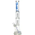 US Tubes - 21 Double Circ Beaker w 24mm - 50x5 - Blue Vertical Label