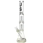 US Tubes - 21 Double Circ Beaker w 24mm - 50x5 - Black Vertical Label