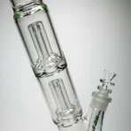 US Tubes - 21" Double Circ Beaker w/ 24mm - 50x5 - Green Vertical Label - Image 3