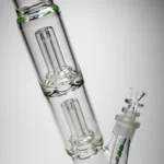 US Tubes - 21" Double Circ Beaker w/ 24mm - 50x5 - Green Vertical Label - Image 3
