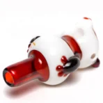 Chazpyle - Panda Pipe - Red & White - Image 2