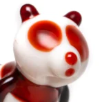 Chazpyle - Panda Pipe - Red & White - Image 3