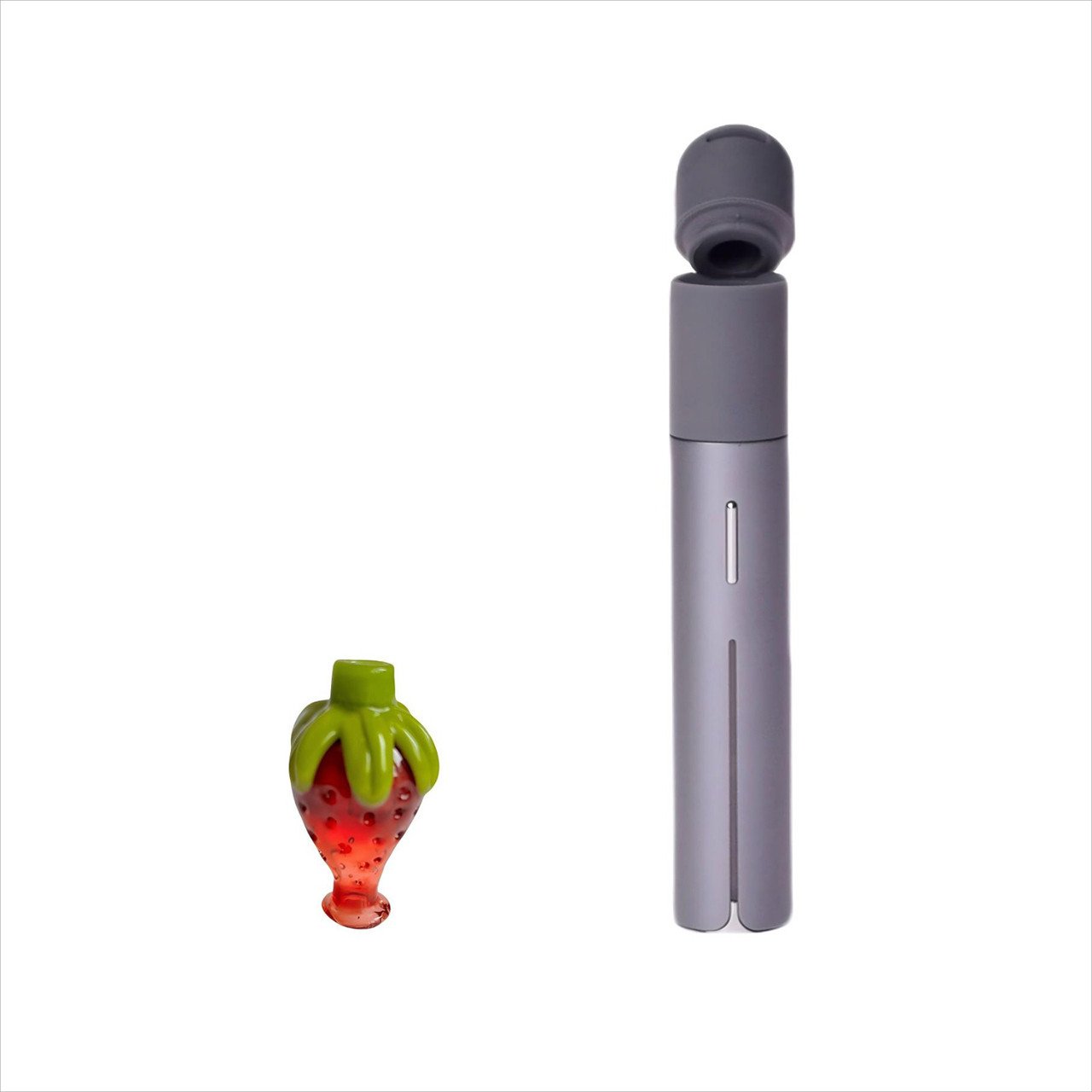 FTPUF0035__24571 Puffco Pivot Compatible Attachment - 2 US Color Strawberry - Image 1