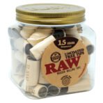 RAW® - Uncoated Tree Tips 15mm - Jar of 65