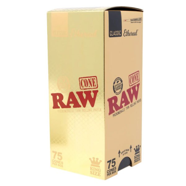 RAW® - Ethereal Pre-Rolled Cone King Size - Box of 75