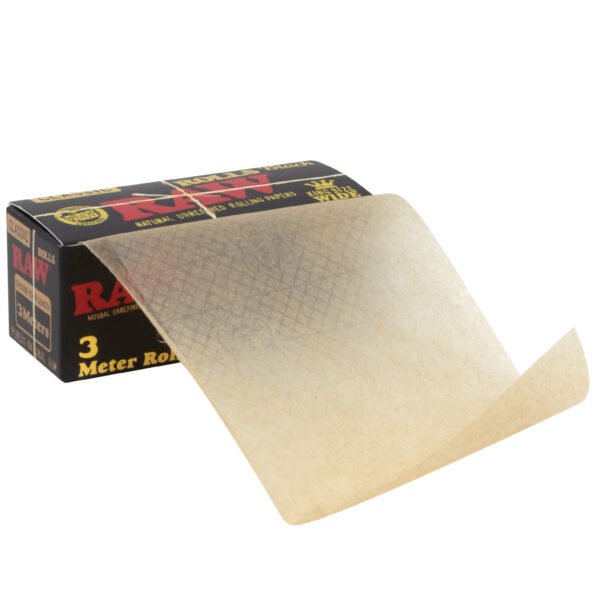 RAW® - Black King Size Wide Rolls (3m)