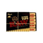 RAW® - Black W-Wide Pre-Rolled Tips - Image 3
