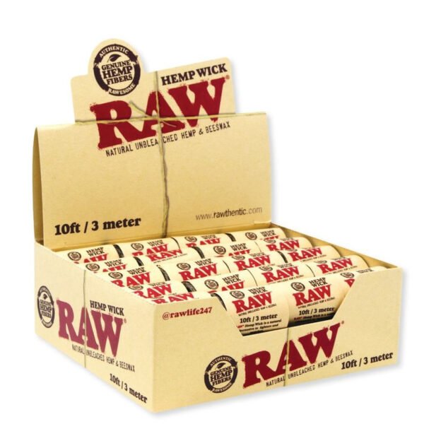 RAW® - Hemp Wick European Edition 3 Meter (10ft)